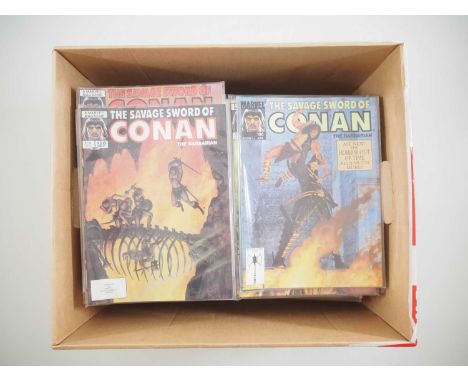 SAVAGE SWORD OF CONAN #128 to 234 (111 in Lot - 2 copies of issues #137, 180 &amp; 223) - (1986/1995 - MARVEL) Unbroken run o