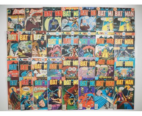 BATMAN #233, 236, 242, 247, 248, 249(x2), 250, 252, 253, 266, 269, 270, 271, 272, 273, 274, 275, 276, 281, 283, 290, 291, 292