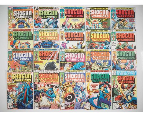 SHOGUN WARRIORS #1, 2, 3, 4, 5, 6, 7, 8, 9, 10, 11, 12, 13, 14, 15, 16, 17, 18, 19, 20 (20 in Lot) - (1979/1980 - MARVEL - US