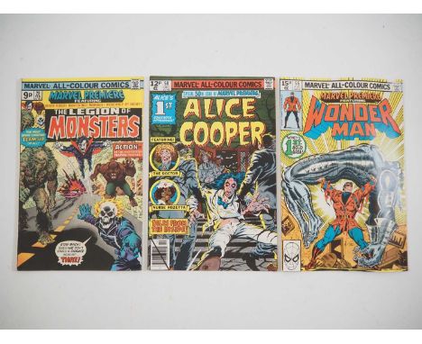 MARVEL PREMIERE #28, 50 &amp; 55 (3 in Lot) - (1976/1980 - MARVEL - UK Price Variant) - Includes the first team appearance an
