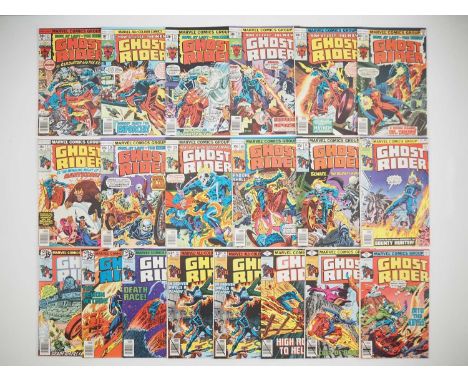 GHOST RIDER #21, 22, 23, 24, 25, 26, 27, 28, 29, 30, 31, 32, 33, 34, 35, 36(x2), 37, 38, 39 (20 in Lot) - (1976/1979 - MARVEL