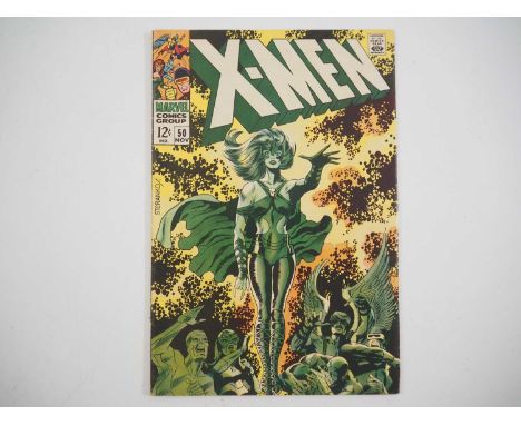 X-MEN #50 - (1968 - MARVEL) - Second appearance of Polaris + Mesmero appearance + Origin of Beast - Jim Steranko cover and in