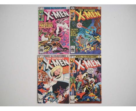 UNCANNY X-MEN #127, 128, 131, 132 (4 in Lot) - (1979/1980 - MARVEL - US &amp; UK Price Variant) - Jean Grey becomes the Black