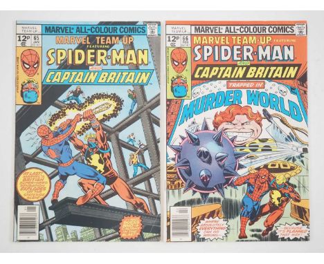 MARVEL TEAM-UP #65 &amp; 66 - (2 in Lot) - (1978 - MARVEL) - Includes First &amp; Second US comic book appearance of Captain 