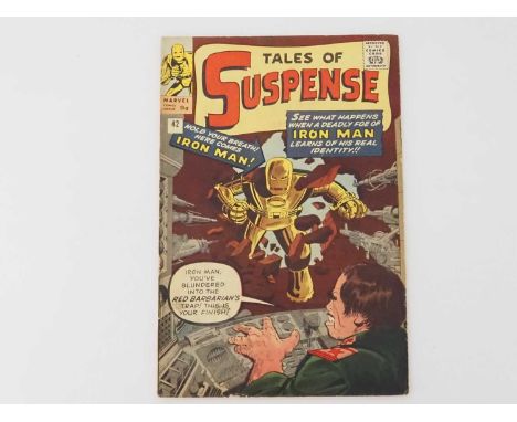 TALES OF SUSPENSE #42 (1963 - MARVEL - UK Price Variant) - Iron Man battles the Red Barbarian - The fourth appearance of Iron