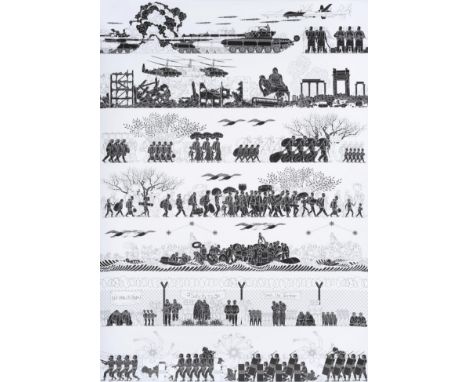 Ai Weiwei (b.1957) Chinese ''Odyssey'' Offset lithograph, 2017, from the edition of 1000, on wove paper, 91.5 x 61cm (unframe