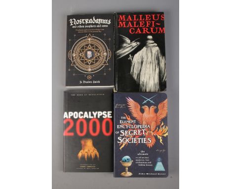 A small collection of books surrounding mysticism, magic and witchcraft to include 1951 edition of Malleus Maleficarum transl
