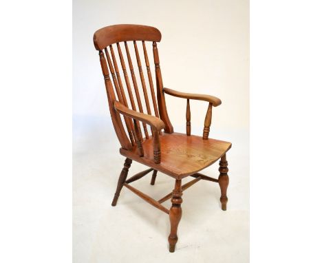 Beech and elm seat Thames Valley stick-back elbow chair  