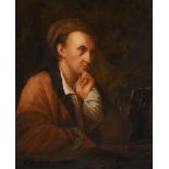 ENGLISH SCHOOL (18TH CENTURY), PORTRAIT OF A GENTLEMAN, TRADITIONALLY IDENTIFIED AS ALEXANDER POPE