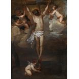 AFTER ANTHONY VAN DYCK, CHRIST ON THE CROSS WITH ANGELS COLLECTING HIS BLOOD