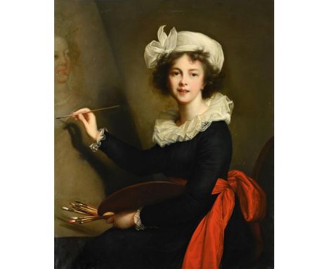 AFTER ELIZABETH LOUISE VIGÉE LE BRUN SELF PORTRAIT OF THE ARTIST Oil on canvas 102 x 83cm (40 x 32½ in.) After the original, 