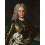 CIRCLE OF HYACINTHE RIGAUD (FRENCH 1659-1743), PORTRAIT OF A GENTLEMAN IN ARMOUR