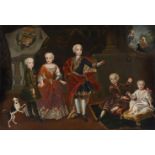 NORTH ITALIAN SCHOOL (CIRCA 1730), GROUP PORTRAIT OF CHILDREN TROTTI BENTIVOGLIO FAMILY