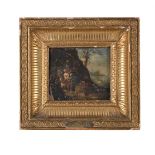 CIRLCE OF JOSEF VAN BREDAEL (FLEMISH 1688-1739), SAINT ANTHONY; DESIGN FOR ENGRAVING