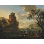 FRANZ DE PAULA FERG (AUSTRIAN 1689-1740), TRAVELLERS ON A COUNTRY PATH