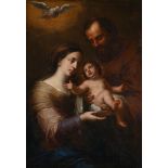 FOLLOWER OF BARTOLOME ESTEBAN MURILLO, THE HOLY FAMILY