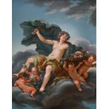 FOLLOWER OF JACQUES-FRANCOIS DELYEN, FLORA WITH PUTTI