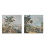 ZACHARIE FELIX DOUMET (FRENCH 1761-1818), TWO VIEWS OF THE ENVIRONS D'ASCALDAS