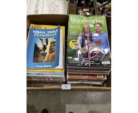 A collection of woodworking magazines 2015-2022 including 'The Woodworker'; 'Good Woodworking' etc; with a signed book 'The S