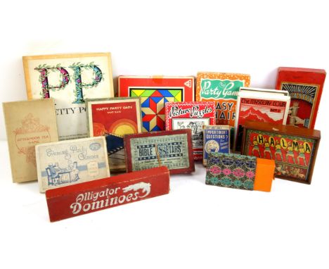 Puzzles and games to include Victory puzzle 'HMS Warsprite', Happy Party Game 'Boat Race', Dominoes and others,