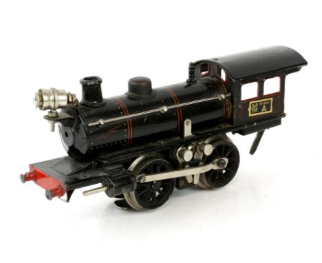 Marklin O gauge electric tank locomotive R13040 in black livery, 