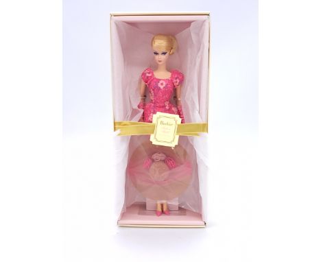 Mattel Barbie Silkstone, Fashionably Floral, gold label, # CGK91, within Good Plus to Excellent box, Excellent Plus to Near M