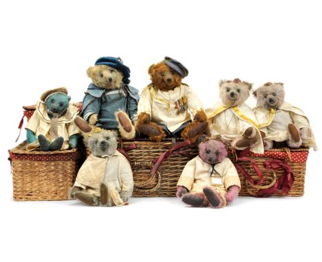 Portobello Bears Romanov family artist designed teddy bears by Amy Goodrich, depicting the Russian Royal family, LE 10/10 (pa