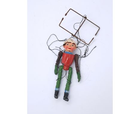 Luntoy (Barrett &amp; Sons) Bill &amp; Ben the Flowerpot Men, comprising: 18 cm scale Flowerpot Man puppet, diecast/hollow ca