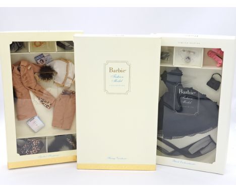 Mattel Barbie, Fashion Model Collection, outfit sets x three including: (1) Skiing Vacation, # G5271; (2) Spotted Shopping; #