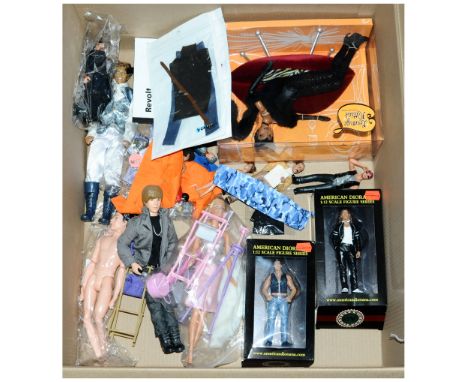 Mattel Barbie Lounge Kitty Black Panther doll and others: mixed job lot of fashion dolls, other dolls and figures including M