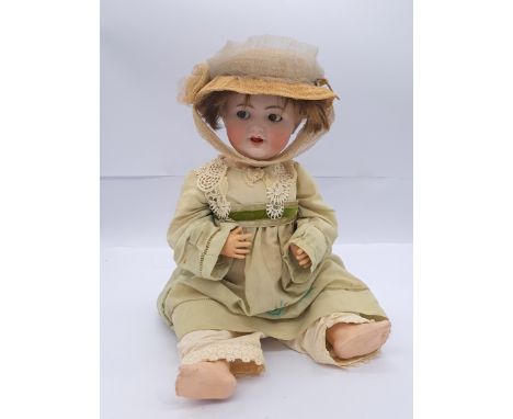 Kammer and Reinhardt / Simon and Halbig 126 bisque "Mein Lieblings Baby" character antique doll, German, 1914, K * R Simon &a