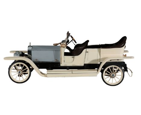 A SCRATCH BUILT MODEL OF A 1907 ROLLS-ROYCE SILVER GHOST scale 1:6 approximately, built by Mr James McDonald of Puddletown, a