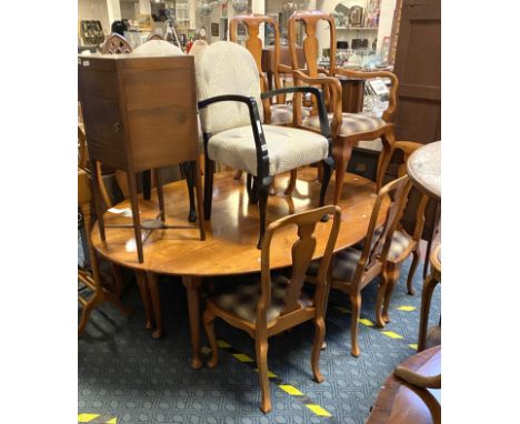 DINING TABLE &amp; 8 CHAIRS