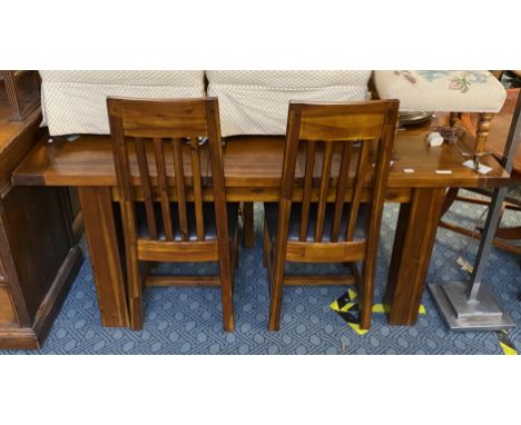 DINING TABLE &amp; 4 CHAIRS