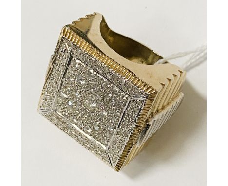 14CT DIAMOND RING 64 GRAMS