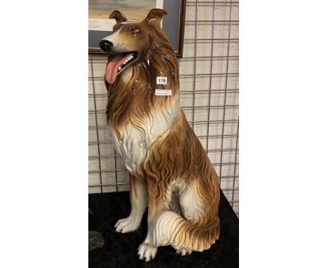 CERAMIC DOG FIGURE