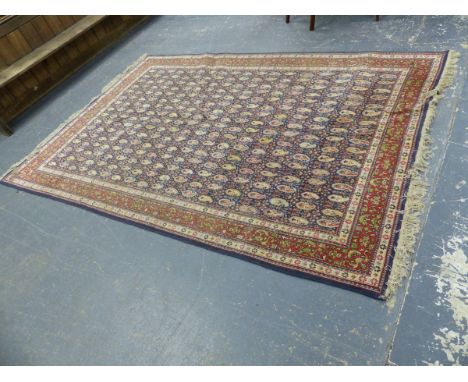 A TURKISH HEREKE CARPET.   293 x 199cms.