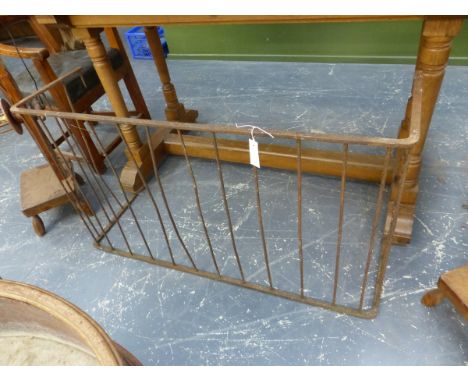 A 19th.C.IRON FIREGUARD.