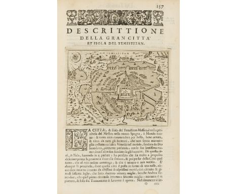 World.- Porcacchi (Tommaso) L'Isole piu famose del Mondo, fourth edition, engraved architectural title, 48 engraved maps by G