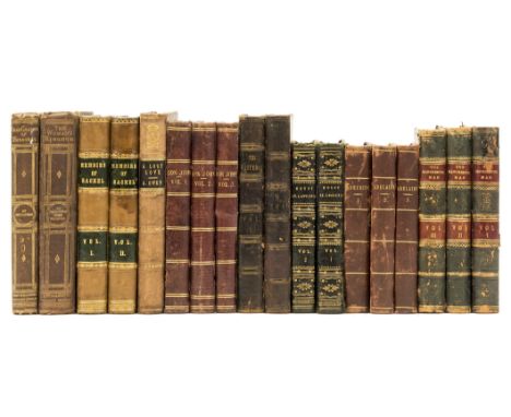 Banks (Isabella) The Manchester Man, 3 vol., lacking half-titles and advertisements, browning to titles, endpapers spotted, b