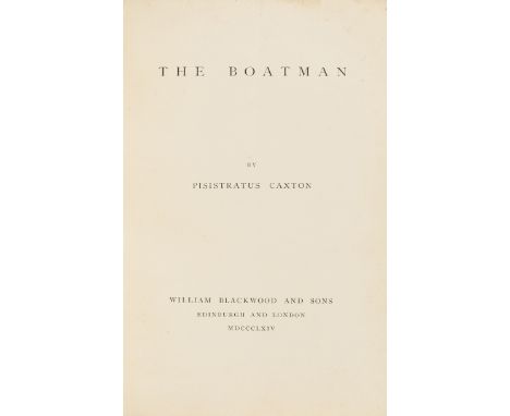 Pre-Raphaelite Sammelband.- O'Shaughnessy (Arthur).- [Lytton (Edward George Earle Bulwer)] "P:isistratus Caxton."  The Boatma