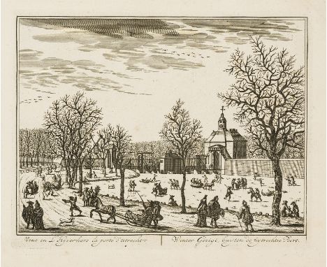 Amsterdam.- Leth (Hendrik de, draughtsman, engraver and map publisher, 1703-1766) Description de la Fameuse ville d'Amsterdam
