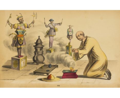 World.- Josenhans (Joseph) Bilder aus der Missionswelt, first and second series, 40 hand-coloured lithographed plates, some s