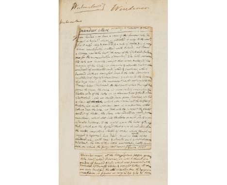 North of England tour.- Pridden (John, antiquary and architect, 1758-1825) A Pedestrian Tour to the North of England in the S