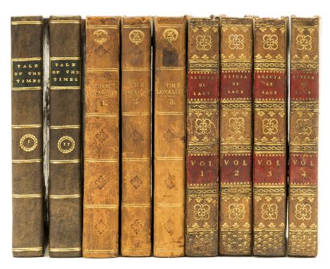 [West (Jane)] Alicia De Lacy; an Historical Romance, 4 vol., without half-titles, occasional spotting and browning, ink names