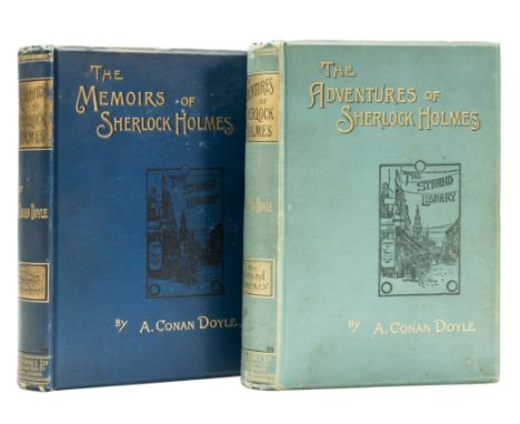 Doyle (Sir Arthur Conan) The Adventures of Sherlock Holmes, first issue with 'Miss Violent Hunter' in the last sentence on p.