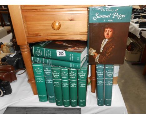 11 volumes of Samuel Pepys diary
