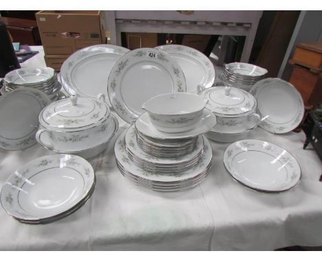 A quantity of Noritake Mellian pattern and other tea ware approximately 55 pieces