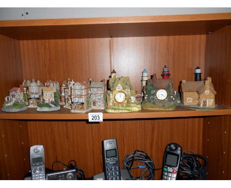 13 model cottages and 4 light houses
