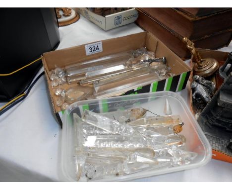 2 trays of chandelier droppers